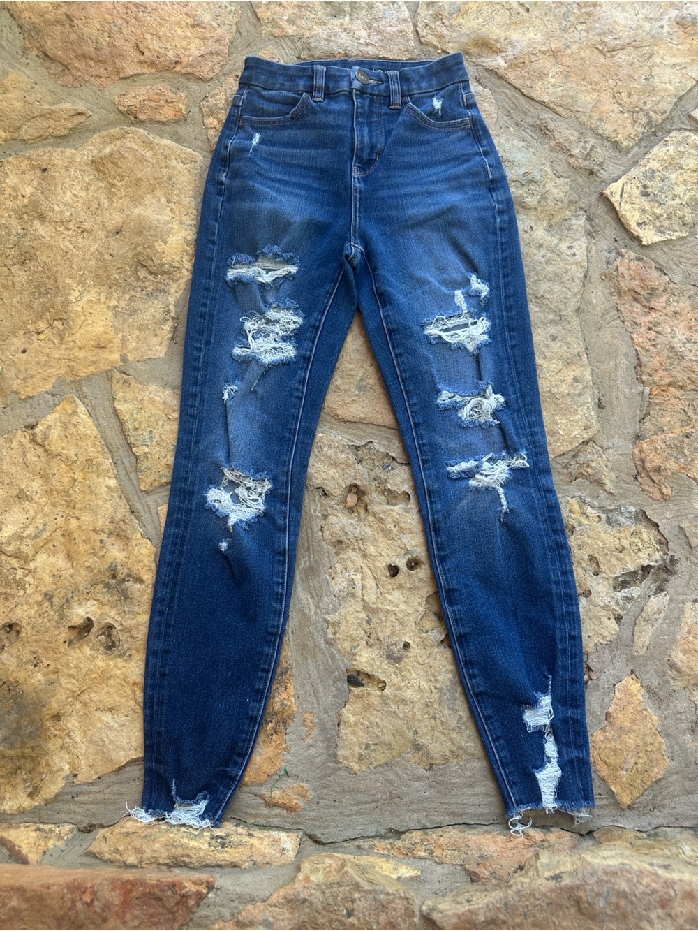 American Eagle Outfitters The Dream Jean - Medium Blue Wash